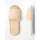 Women's slippers open nose, size 39-41, beige color