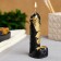 Figure candle "Favorite" Black with a whip 12.5cm