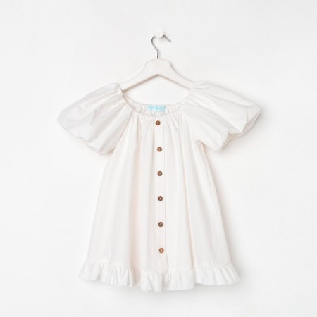 Children's dress KAFTAN "CUTE", p. 34 (122-128), white-5