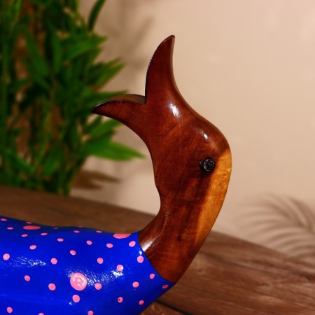 Stand for the bottle "Duck in the blue" tree 30x20x25 cm-4
