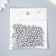 Round beads 6/0 "silver" 20 g