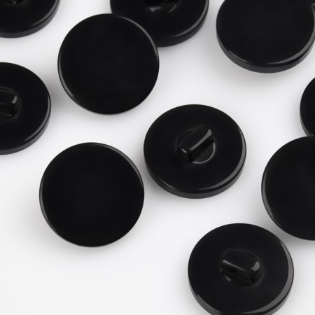 A button on the leg, d = 20 mm, the color is black-1