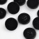 A button on the leg, d = 20 mm, the color is black