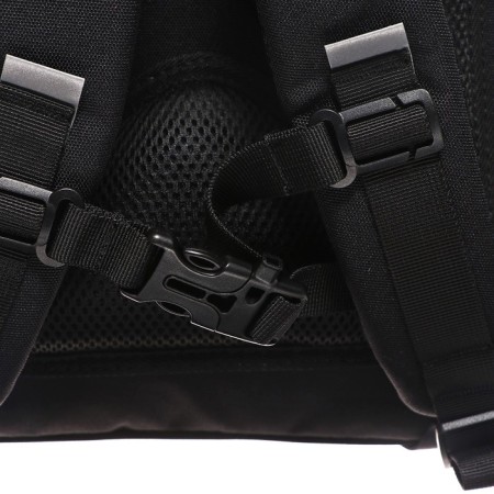 School backpack, 40 x 25 x 13 cm, Grizzly, ergonomic back, laptop department, black-7