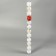 Set of balls plastic D-4 cm, 12 pcs "Melody" branches, white