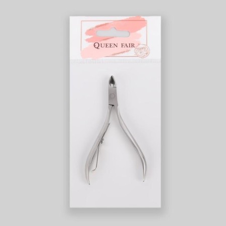 Manicure nippers for cuticle, 9.5 cm, blade length - 9 mm, silver color-4