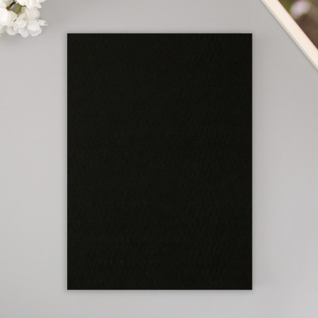 A set of soft felt "Astra" (3 pcs) black, 3 mm, 400 gr. 20x30 cm