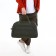 Road bag with lightning, outer pocket, long belt, khaki color