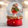 Souvenir Polystone Water Ball "angel in red with a star" 4.5x4x6.5 cm