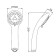 Shower watering can Iddis a11031, 3 modes