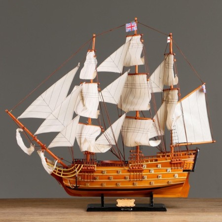 Ship "Victoria", 79x73 cm-12