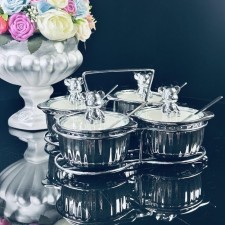 Set of banks Lenardi, 150 ml, 4 pcs