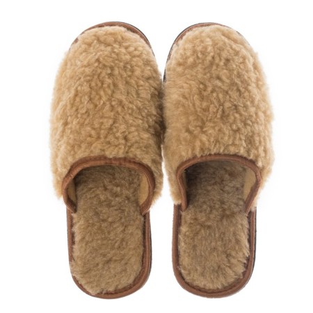 Male slippers, brown color, size 40-1