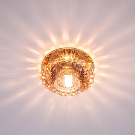 Economic light lamp, F4034GD+CF, makh 50W GU5.3, color gold-1