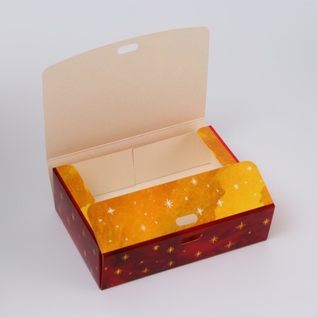 Folding Gift Box "New Year's Miracles", 16 × 12 × 5 cm-2