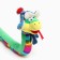 Soft toy "Snake", with a multi -flowered tummy, in the New Year's cap, 95 cm