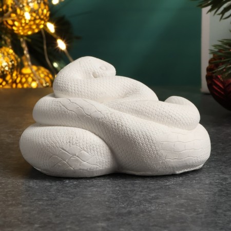 New Year. Symbol 2025. Figure for coloring "Snake Leia", 5x10x10cm-3