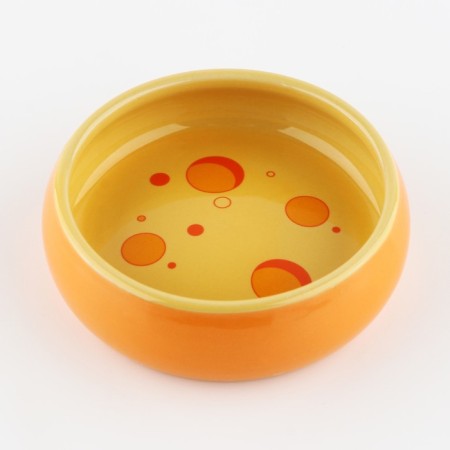 Ceramic bowl for rodents "cheese day", 80 ml-2
