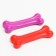 A set of toys for dogs GAMMA "Casting Bone No. 2", rubber, 2 pcs 9.5 cm, mix of flowers