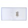 A4, 75 mm registrar, calligrata, PVC, embossing "Len", metal edging, pocket for a spine, collected, blue, mix