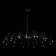 Ceiling lamp ST LUCE. SL1214.402.24. Spidey. 24x5 watts, G9, 4000k, 132x132x100 cm, black color