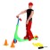 Finger scooter with a figure, mix