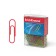 Office paper clips 28 mm color 200 pieces Erich Krause, plastic box 19740