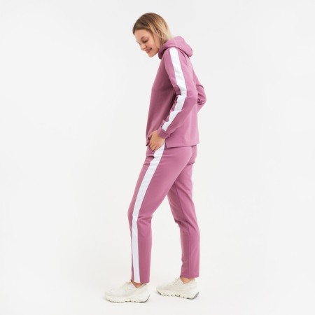 Women's costume (sweatshirt/trousers) Charlotte, dry rose, size 48-3