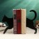 Book holder "Cat" of two parts, black