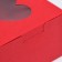 Box the team, red, 10 x 10 x 6.5 cm
