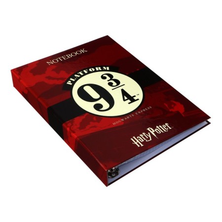 A notebook on 4 rings A5, 120 sheets of the Harry Potter Cage, a hard cover, glossy lamination, block 60g/m2-1