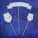 Set for the manufacture of topper "Cosmonaut's Birthday", 12 pcs.