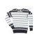 Female jumper with a decorative bar Conte Elegant, size S, Blue-gray color