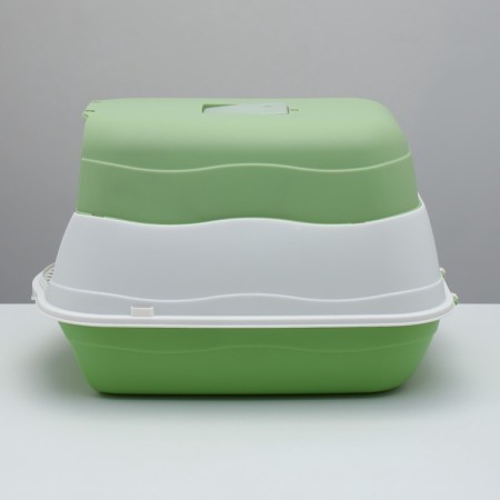 Closed 2-in-1 toilet with a removable top of 34 x 50 x 33 cm, green-4