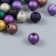 Beads for creativity plastic "Balls. Cold shades of metallic" set 20 g 1x1x1 cm