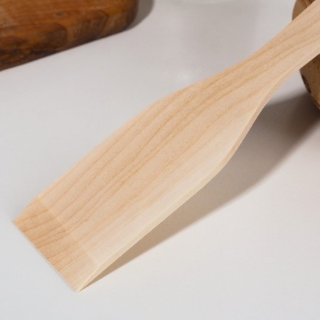 Wooden blade 245x45x4 mm "Birch Lux" large in the euro-slot-1