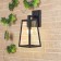 Lamp GL 1015D, IP33, 60 W, E27, Black Color