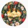 Disposable paper plate "Happy New Year", New Year's