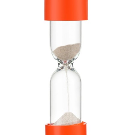 Sanding clock desktop for 2 minutes, H -12 cm, D - 4.4 cm, package package, mix-1