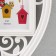 Multipher "Heart" Plastic, 4 photos (10x15/2 pcs, 10x10/2 pcs) cv. white
