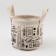 Textile basket "Family values" 14x12cm