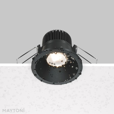 The built-in lamp Technical DL034-01-06W3K-D-B, LED, 6 W, 60x60x60 mm, 370 lm, 3000k, black-3