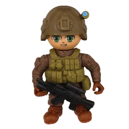 FUNKY TOYS figure "Special Forces", in brown form, 8 cm, mix-15