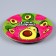 A set of paper utensils disposable avocado ”: 6 plates, 1 garland, 6 glasses