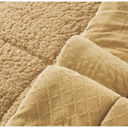 Aramis blanket, size 200x220 cm, golden color-1