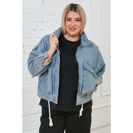 Women's jacket, size 52, blue color