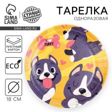 Disposable paper plate 