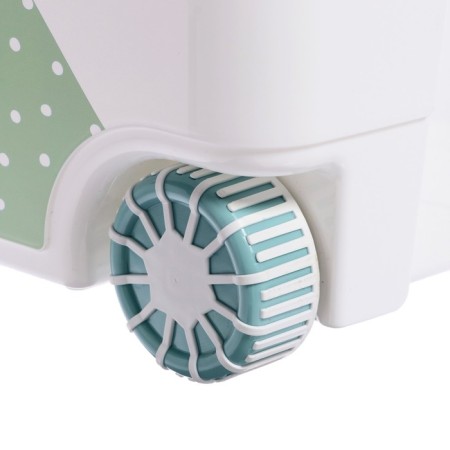 Box for toys on wheels "Mountains", with decor, 685 × 395 × 385 mm, color light blue-6