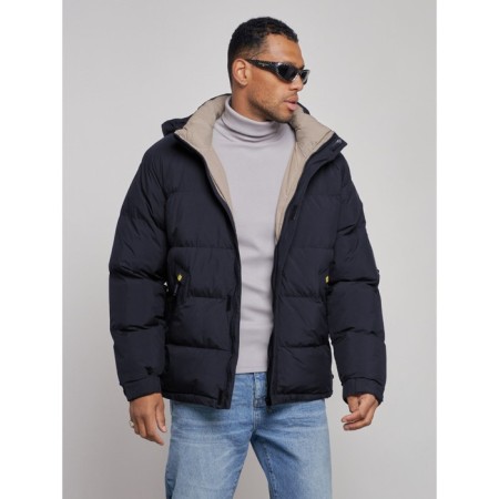 Sports Bologna male winter, size 48, dark blue color-6