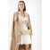 Magneta bag, long chain, beige color